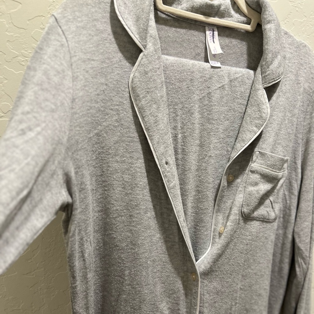 Stars Above Gray Pajama Set - Picture 2 of 4